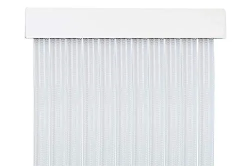 MERCURY TEXTIL Cortina para Puerta Tiras PVC 210x90cm，Cortina para Puerta Exterior (Transparente P5)