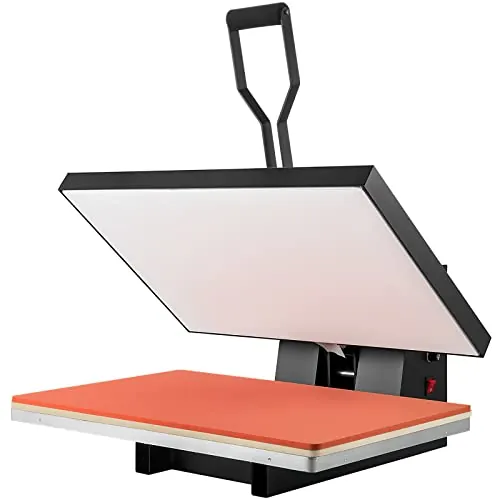 VEVOR Prensa de Calor Negro 406x610 mm Máquina de Sublimación Textil 1700 W Calentamiento Rápido Prensa de Calor por Transferencia por Sublimación Digital e Industrial para Camiseta, Bolso, Almohada