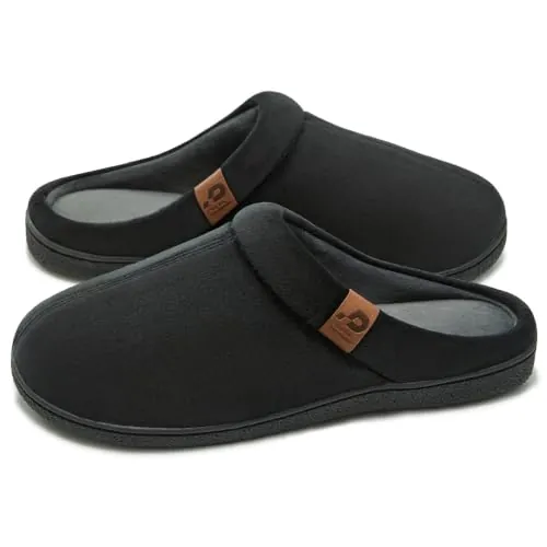 Donpapa Zapatillas Casa Hombre Horma Ancha Cómodas Pantuflas Espuma Memoria