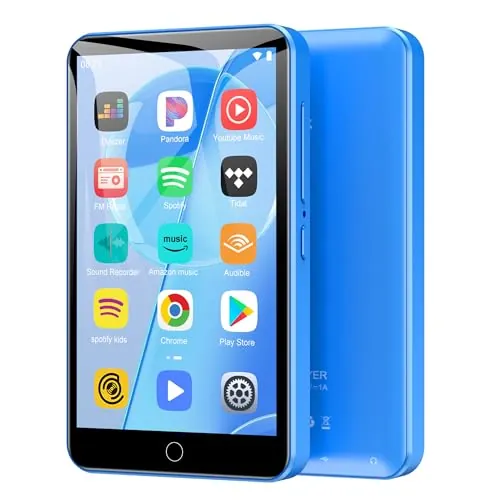 Diofox Reproductor MP3 Bluetooth y WiFi, 80GB MP3 Player Spotify Android