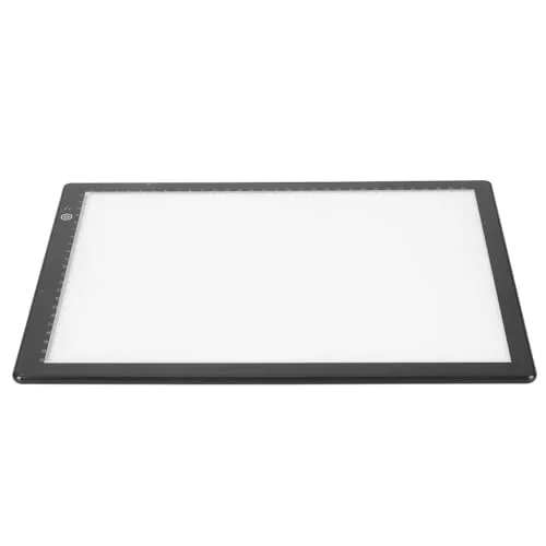 Caja de Luz para Visor de Diapositivas, Caja de Luz para Escaneo de Diapositivas Antiguas y Negativos de Película Ultrafina A4 con 3 Brillos Ajustables, Almohadilla de Luz para