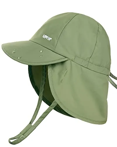 FURTALK Gorro de Sol para niños con Solapa para el Cuello UPF 50+ Gorro de Playa de Verano Ajustable para niños y niñas