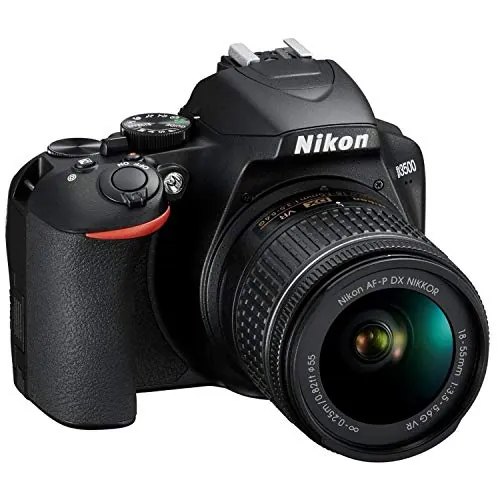 Nikon D3500 - Cámara digital 24,2 MP VR (24,2 MP, 6000 x 4000 Pixeles, CMOS, Full HD, 365 g, Negro)