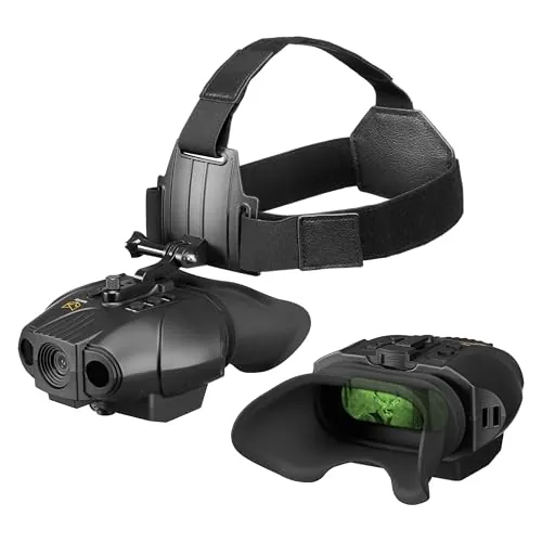 Nightfox Swift 2 Pro Gafas Visión Nocturna, Casco, IR 850/940nm, HD, USB
