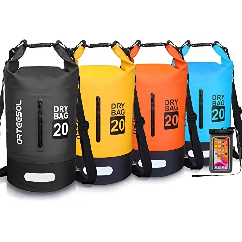 Blackace arteesol Bolsa Estanca, Dry Bag - 5L 10L 20L 30L Bolso Seco Impermeable/Seca Bolsa para Kayak Paseo en Barco Canoa Pesca Rafting Camping Playa Natación Snowboard