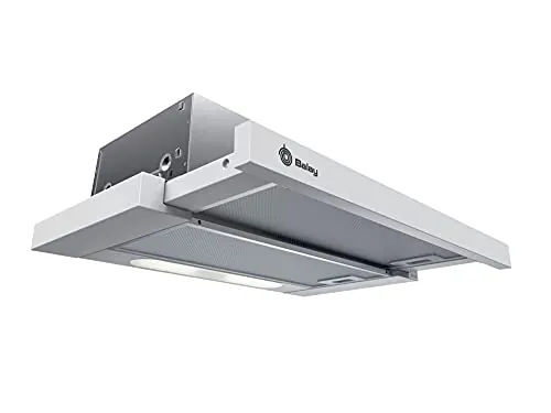 Balay, Campana telescópica, 60 cm, 3 Potencias, Blanco, 3BT263MB | Se integra discretamente en tu cocina y te ofrece una gran visibilidad con su iluminación LED.