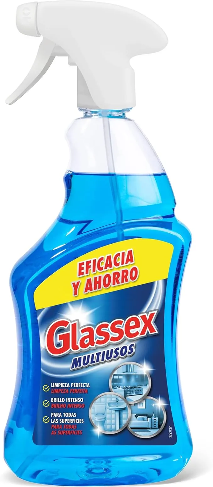 Glassex - Limpiador multiusos y cristales, formato pistola spray - 750 ml