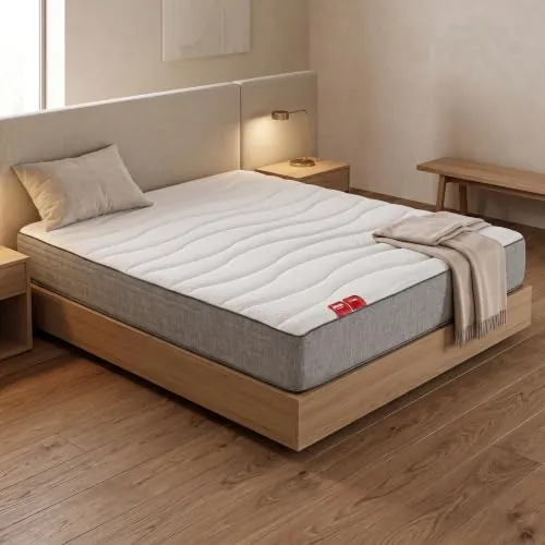 PIKOLIN Colchón PIKUP Live | Viscoelástico y Espuma HR | Firmeza Alta | Altura 22cm | Confort Alto | Ventilación Alta | 90x190