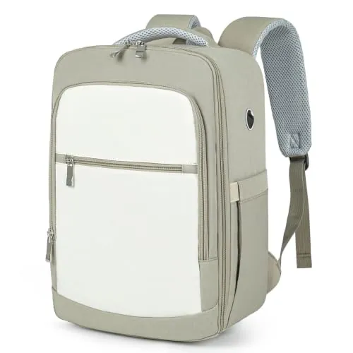 RuoSien Mochila Viaje Cabina Avion 40x30x20 para Ryanair 24L | Equipaje de Mano Con Bolsillo Antirrobo,Mochilas Casual Con Bolsillo Portabotella,para Portatil de 14 Pulgadas
