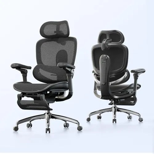 SIHOO Doro C300ProV2 Silla Oficina Ergonómica,Soporte Adaptativo,Reposapies