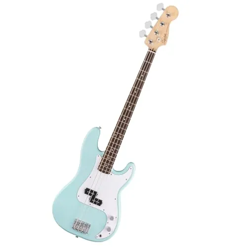 Squier by Fender Debut Precision Bass, Laurel, Daphne Blue, 4 Cuerdas