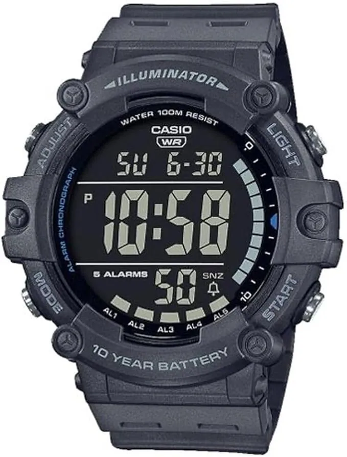 Casio - Coll Sports Armbanduhr AE-1500WH-8BVEF - Herren Uhr - Wasserdicht - Digital - Mit Kunststoffband - Blau