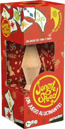 Asmodee Jungle Speed Juego de Cartas, Juego de Mesa Divertido