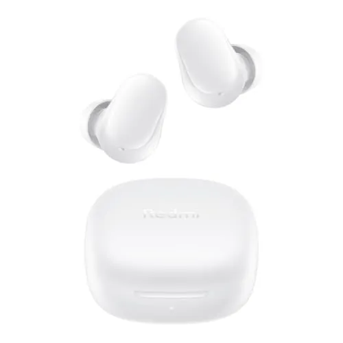 XIAOMI Redmi Buds 6 Play - Auriculares inalámbricos, cancelación de Ruido, Ligeros, hasta 36 Horas de autonomía, Bluetooth 5.4, Blanco (Versión ES)