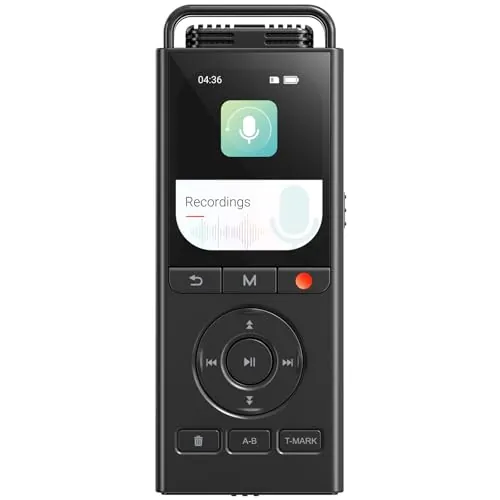 MECHEN V06 144GB Grabadora de Voz Digital, Audio HD de 3072 Kbps