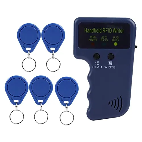 Syrisora ​​Duplicadora Portátil de Fotocopiadora de Mano para Tarjeta de Identificación RFID de 125 KHz con 5 Etiquetas