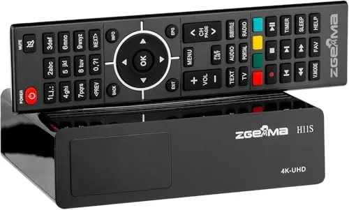 Zgemma H9S SE Actualización De H9S Builtin 300M WIFI DVB-S2X 4K UHD Receptor Satélite Con Android y Enigma 2 IPTV