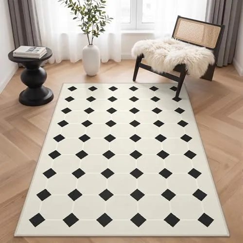 GENIMO Alfombra Dormitorio 120x170cm Antideslizante para Hogar