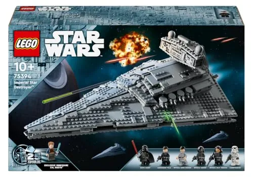 LEGO Star Wars Destructor Estelar Imperial 75394 | Juguetes para niños de 10+ años, nave con interior detallado, 7 minifiguras, regalo de cumpleaños, 1555 piezas