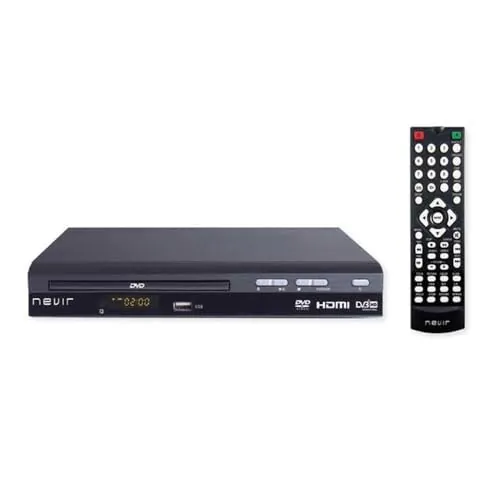 Nevir NVR-2356 DVD-T2HDU - Reproductor DVD sobremesa con TDT-HD y USB grabador