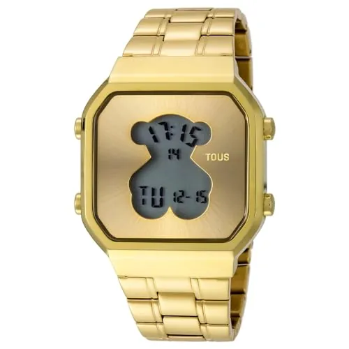 Reloj Tous D-Bear SQ de acero IPG dorado 600350285