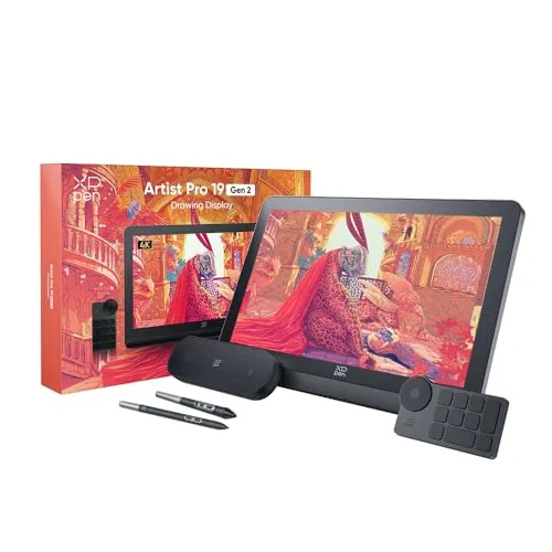 XPPen Artist Pro 19 Gen2 Tableta Gráfica con Pantalla 4K Profesional
