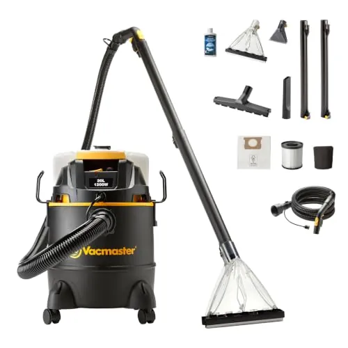 Vacmaster 1200W Lava-Aspiradora 3 en 1 Aspirador de Inyección y Extracción