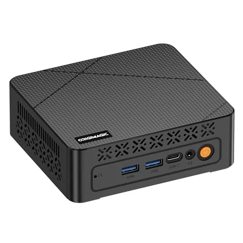 origimagic C3 Mini PC Core i3 5005U (hasta 2,0 GHz, 2C/4T), 8 GB DDR3 RAM 512 GB SSD, Doble Pantalla/W10 Pro/WiFi 5/BT5.0/RJ45 LAN, PC de Escritorio para Oficina/Hogar/Educación