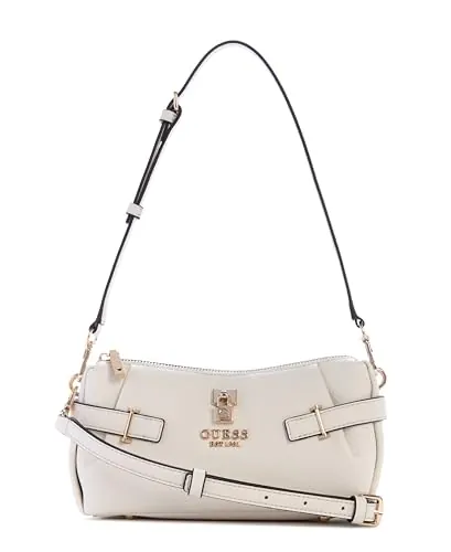 GUESS bolso bandolera bolso de hombro Yesba Mini Top Zip Bag Cream White crema