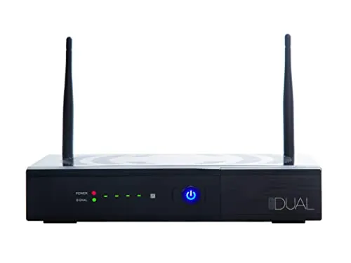 Qviart Dual Receptor 4K UHD Linux E2 + Android 9.0 Combo MULTISTREAM DVB-S2X+T2/C, Antenas WiFi 300MBPS, GIGABIT LAN, 2GB DDR4 RAM y 16GB Flash