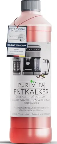 PURIVITA® Descalcificador Universal Cafetera y Hervidor, 500 ml