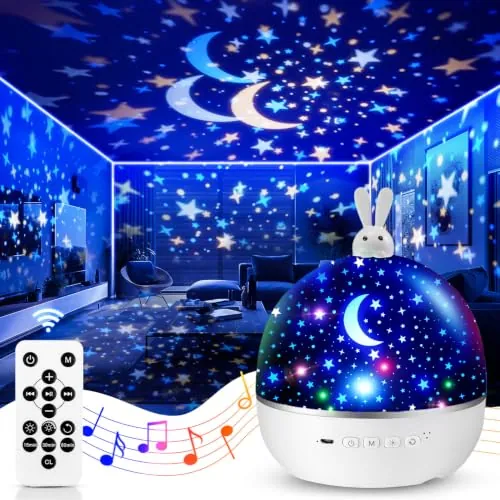 Proyector de Galaxias y Estrellas Real 19 Temas, Juguetes Niños Regalo Niño