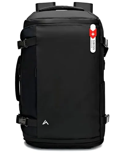 ZERMATT-HORN Mochilas de Viaje al vacío 35L, portatil laptop de 13"-17". Mochila al vacío Equipaje de Mano 50x30x20 Vuelo con Ryanair, Vueling,Travel airbag Backpack cabina (SOLO MOCHILA ATMOSPHERE)