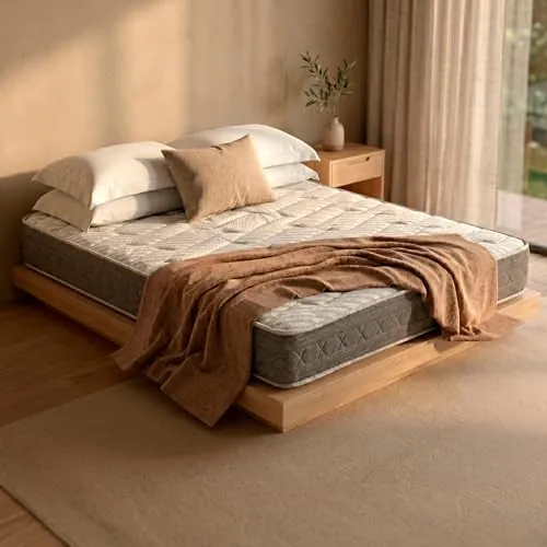 ROYAL SLEEP - Colchón Viscoelástico Hilo Carbono y Biocerámico | 90x190 | Altura 25cm | Firmeza Alta | Gama Alta | Efecto Antiestrés y Regenerador | Ceramic Plus
