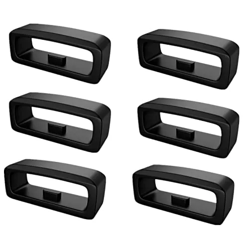 6 anillos de cierre compatibles con Garmin Fenix 7X /Fenix 7X Solar/Fenix 7X Sapphire Solar Correa de reloj de pulsera de 26 mm de silicona, Caucho