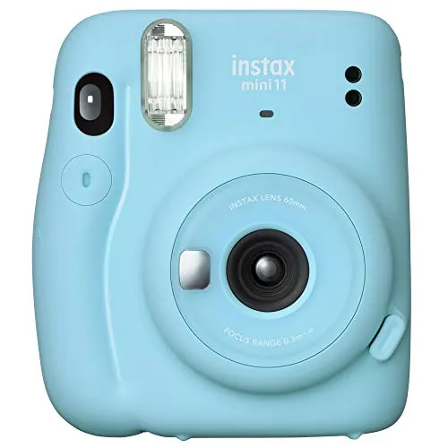instax 16654956 Cámara instantánea, Sky Blue, Sin Películas