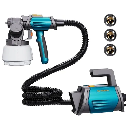 Tilswall Shark800 Pistola Pintura Electrica, Pulverizador de Pintura, Azul
