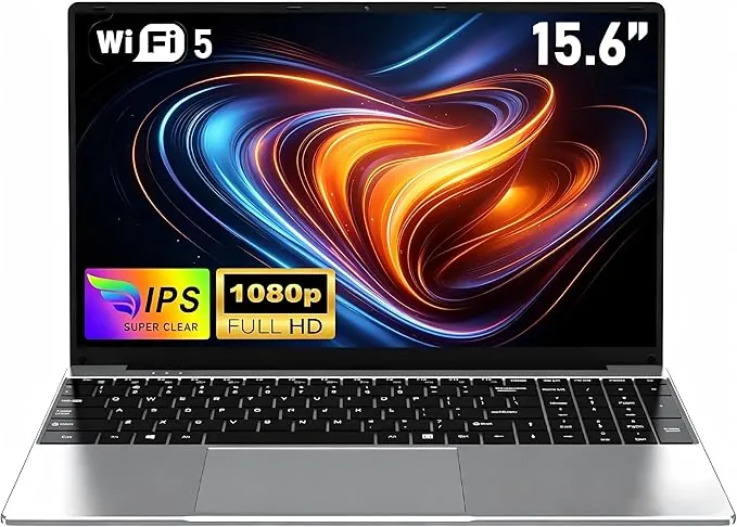 Ordenador portátil 15,6 Pulgadas 16 GB RAM, SSD 512 GB pc portátil procesador i5 6200U (2,3 a 2,8 GHz), Modelo 2026, Teclado Completo retroiluminado, Pantalla FHD 1920 x 1080p
