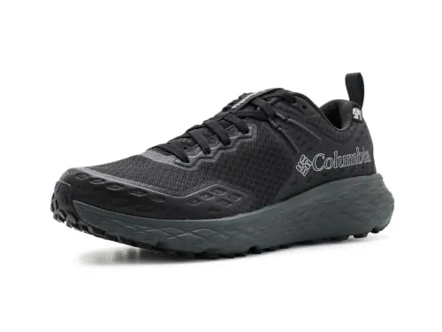 Columbia Men's Konos TRS Outdry, Waterproof Low Rise Trekking and Hiking Shoes, Black/Grill, 8