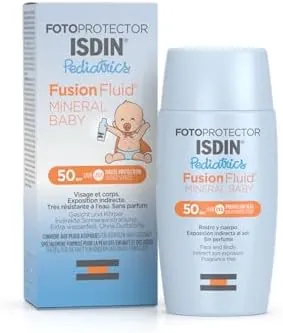 Fotoprotector ISDIN Fusion Fluid SPF 50+ - Protector solar facial, Matificante, Oil-free, No comedogenico, Apto para piel atópica, 50 ml