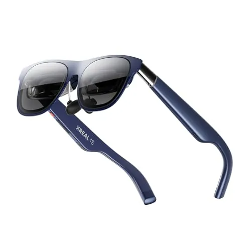 XREAL 1S AR/XR Gafas, Gafa Realidad Aumentada, 500" Pantalla Virtual, Campo Visión 52°, 3DoF Nativos, Real 3D, X1 Chip, Compatibles Dispositivos USB-C DP y iPhone17/16/15, ROG/SteamDeck