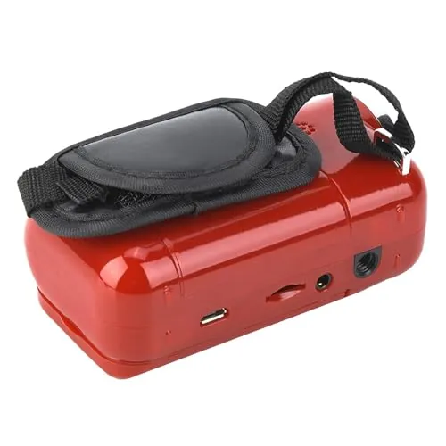 Cyrank Videocámara Videocámara Cámara Digital Grabadora Portátil Niños 16X HD Cámara De Vídeo Digital Videocámara con TFT LCD Sceen Juguete(Red)