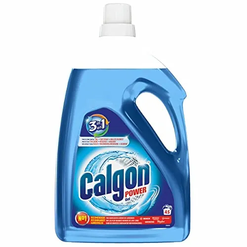 Calgon Gel 4 en 1 - Antical para la lavadora, Anticorrosión, Elimina Olores y Suciedad, en formato gel, 45 dosis, 2,25L