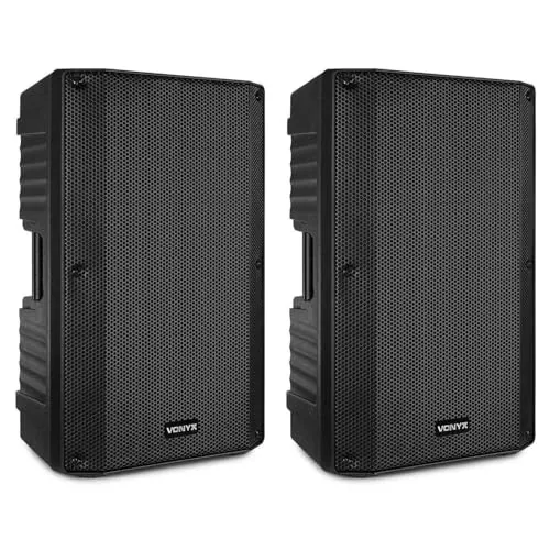 Vonyx VSA150S - Altavoz Activo Bluetooth USB 15" 1000W Color Negro