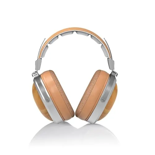 FiiO FT1 Auriculares de alta fidelidad con cable compuesto de fibra de madera nanowood, cable desmontable, almohadillas de nogal negro