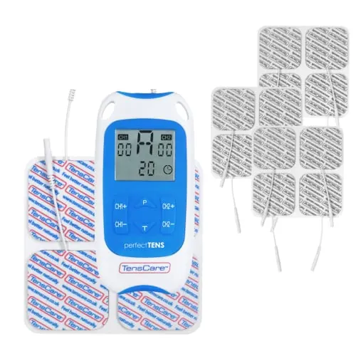 TensCare Perfect TENS + 16 Electrodos para Alivio del Dolor