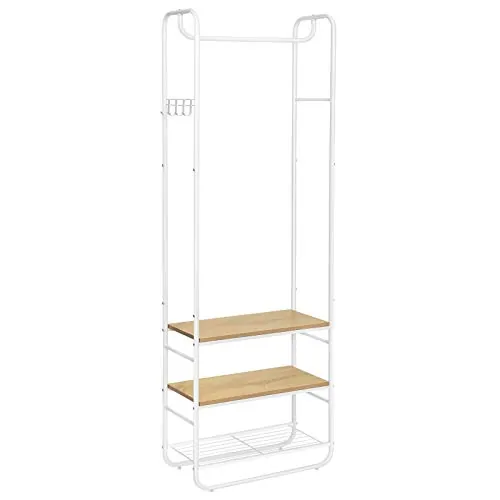 VASAGLE Perchero Zapatero Recibidor, Estantes, 58 x 28 x 181 cm