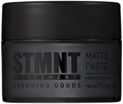 STMNT STATEMENT GROOMING GOODS Matte Paste - Cera Pelo Hombre - Textura - Fijación Fuerte - Efecto Ultra Mate