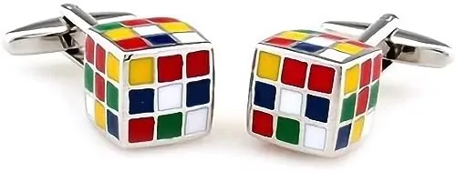 Gemelolandia Cubo Rubik 3D Originales Para Camisas, gemelos para el padrino, regalos para el padre de la novia