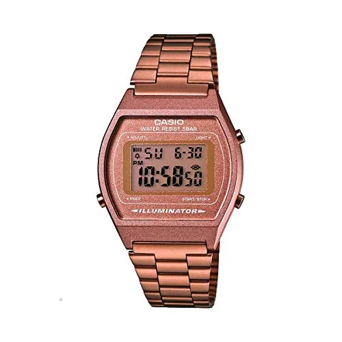 Casio Reloj B640WC-5AEF Mujer Rosado Acero Cronómetro